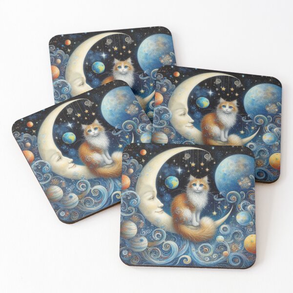 Item preview, Celestial Cat in Space designed and sold by Myra365Art.