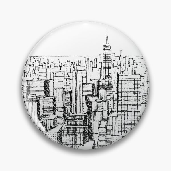 Item preview, New York skyline  designed and sold by junyangcaidraw.