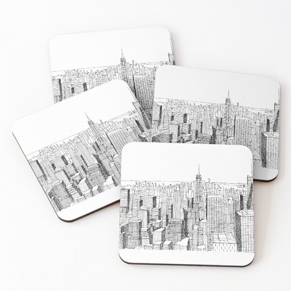 Item preview, New York skyline  designed and sold by junyangcaidraw.