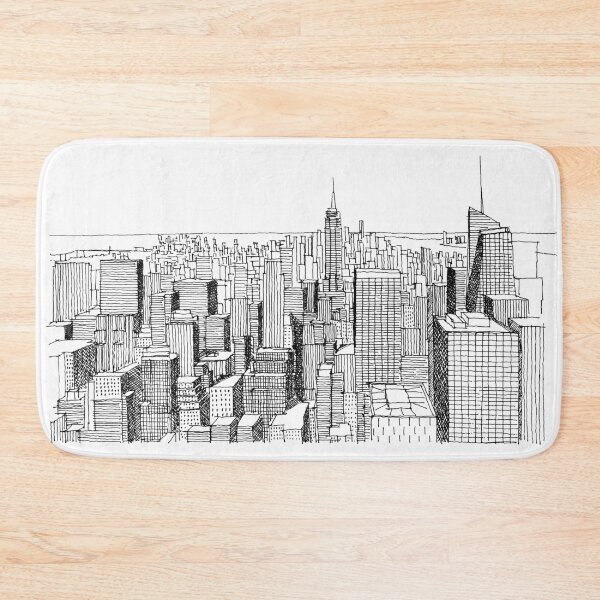 Item preview, New York skyline  designed and sold by junyangcaidraw.
