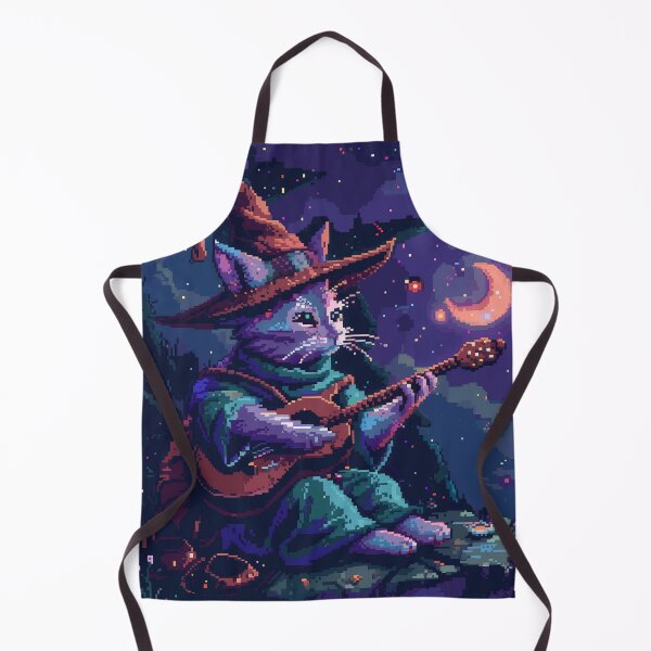 Item preview, Cute Magic Kitten Pixel Art designed and sold by Kaos-Bit.