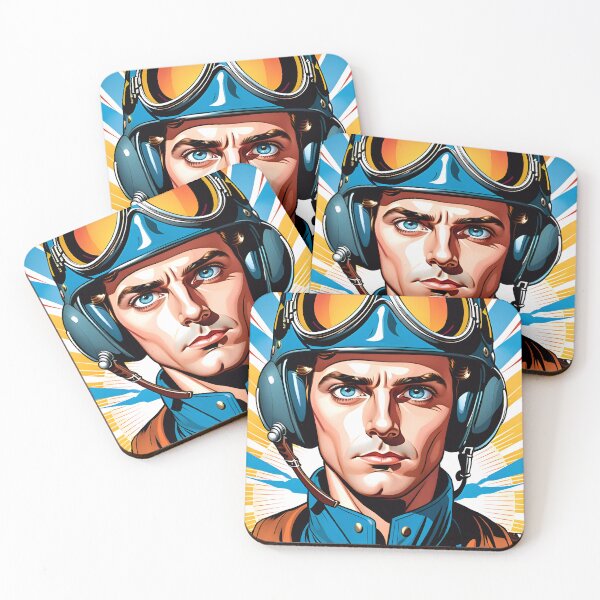 Item preview, Classic Vintage Comic Style American Air Force Pilot designed and sold by TheArtOfPat.