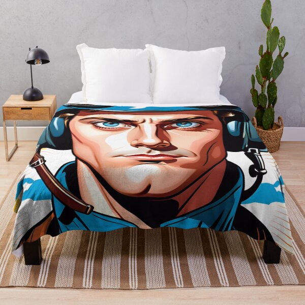 Item preview, Classic Vintage Comic Style American Air Force Pilot designed and sold by TheArtOfPat.