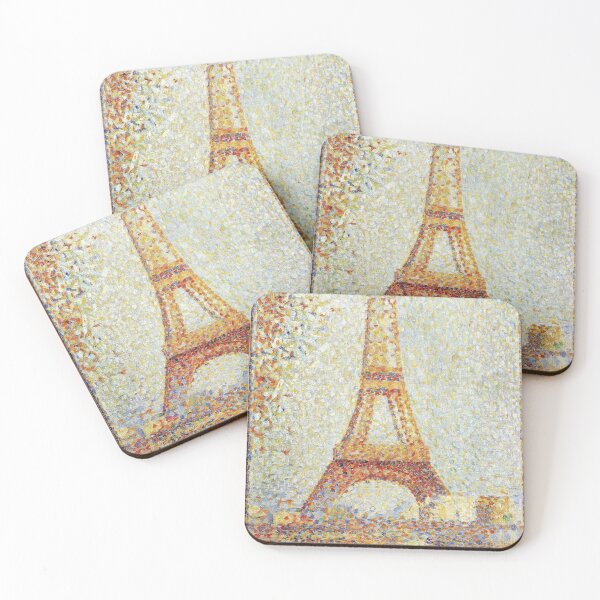 Item preview, The Eiffel Tower Georges Seurat Famous painting designed and sold by ArtUnova.