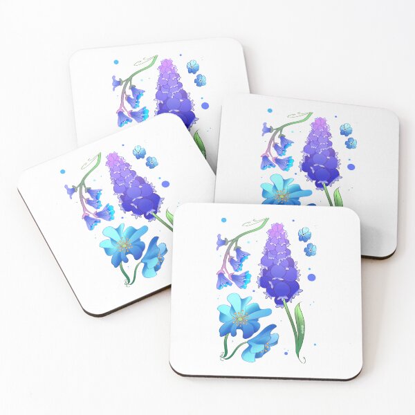 Item preview, Rare Flowers Blue Set designed and sold by FistApology.