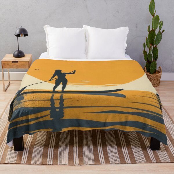 Item preview, South Pacific Paddleboard Illustration designed and sold by blackdogshop.