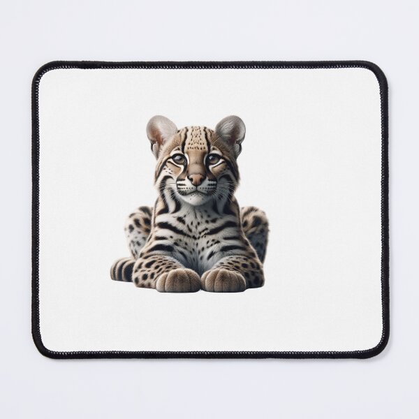 Item preview, Ocelot Lover Feline Wildlife Art T-Shirt designed and sold by IKOK.