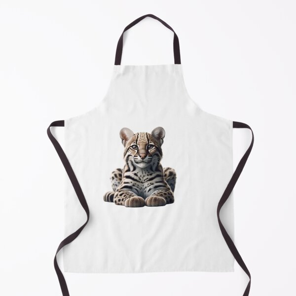 Item preview, Ocelot Lover Feline Wildlife Art T-Shirt designed and sold by IKOK.