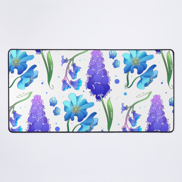 Item preview, Rare Flowers Blue Set designed and sold by FistApology.
