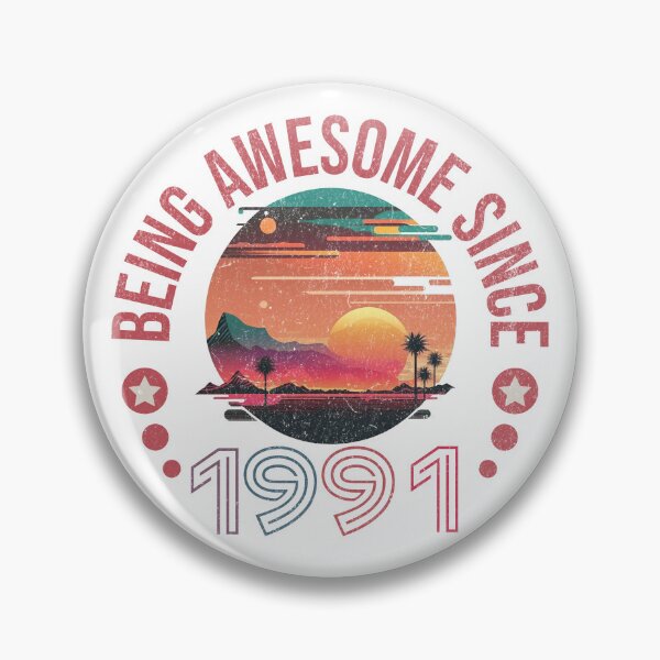 Item preview, Being Awesome Since 1991 designed and sold by SvetsShirts.
