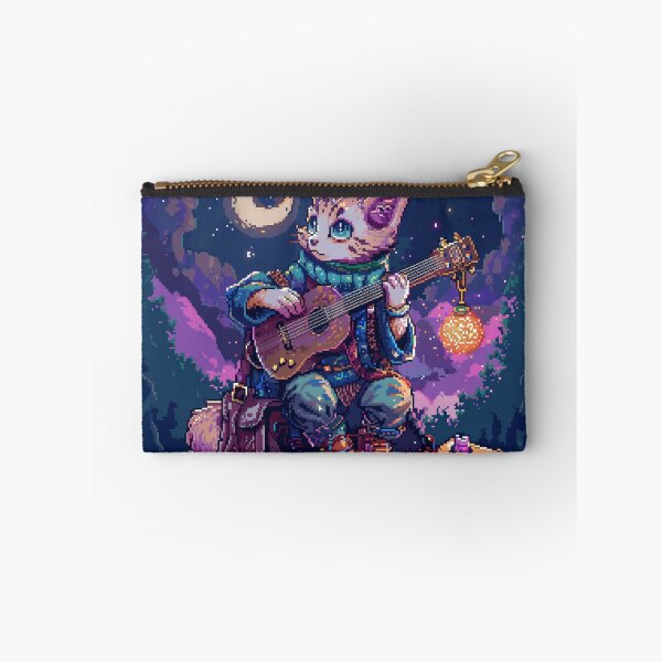 Item preview, Kitten Bard Pixel Art designed and sold by Kaos-Bit.