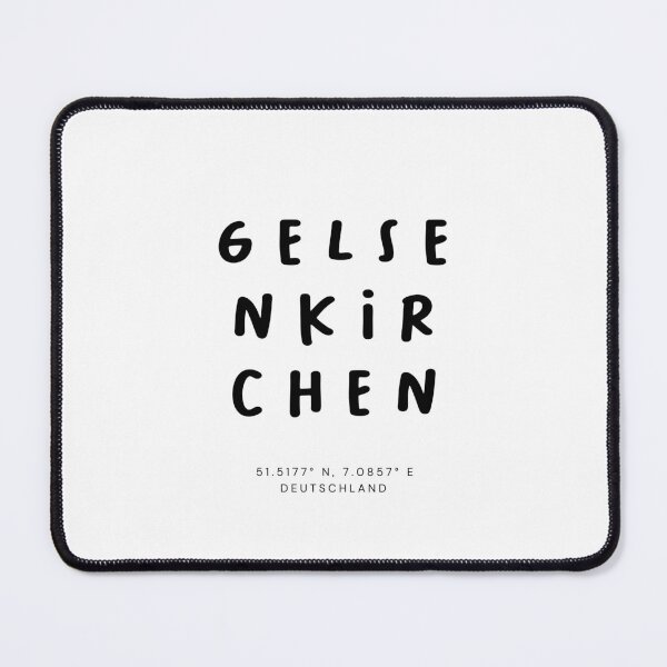 Item preview, Gelsenkirchen | Typography Design | Design Map Coordinates designed and sold by RM-Journey.