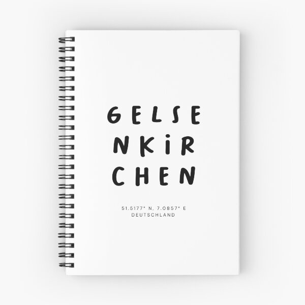 Item preview, Gelsenkirchen | Typography Design | Design Map Coordinates designed and sold by RM-Journey.