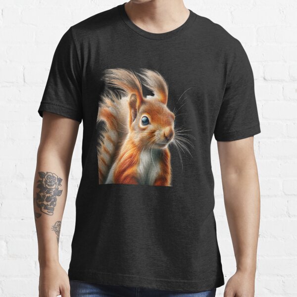 Item preview, Red Squirrel Nature T-Shirt Wildlife Art designed and sold by IKOK.