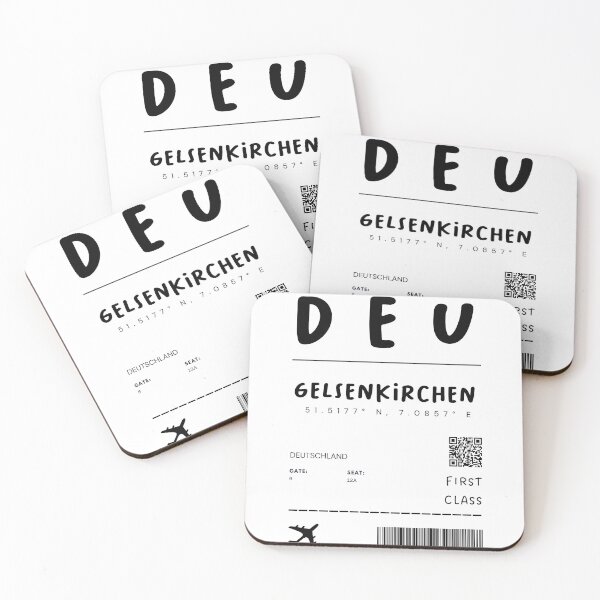 Item preview, Gelsenkirchen | Plane Ticket Design | Traveling | Tourists designed and sold by RM-Journey.
