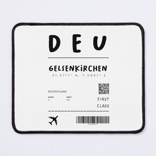Item preview, Gelsenkirchen | Plane Ticket Design | Traveling | Tourists designed and sold by RM-Journey.