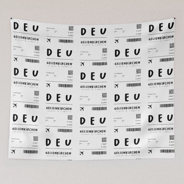 Item preview, Gelsenkirchen | Plane Ticket Design | Traveling | Tourists designed and sold by RM-Journey.