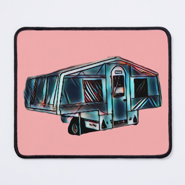 Item preview, Orange and Blue Trailer Tent designed and sold by BeccaAelishe.