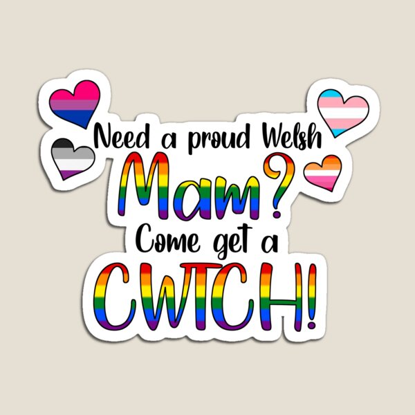 Item preview, Welsh Mam Pride (Black writing variant) designed and sold by classicalstars.