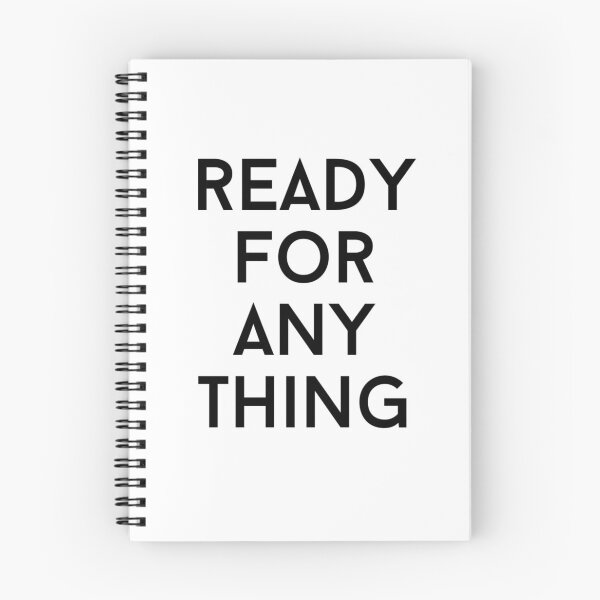 Item preview, ready for any thing text graphic v2 white background designed and sold by fishpressink.