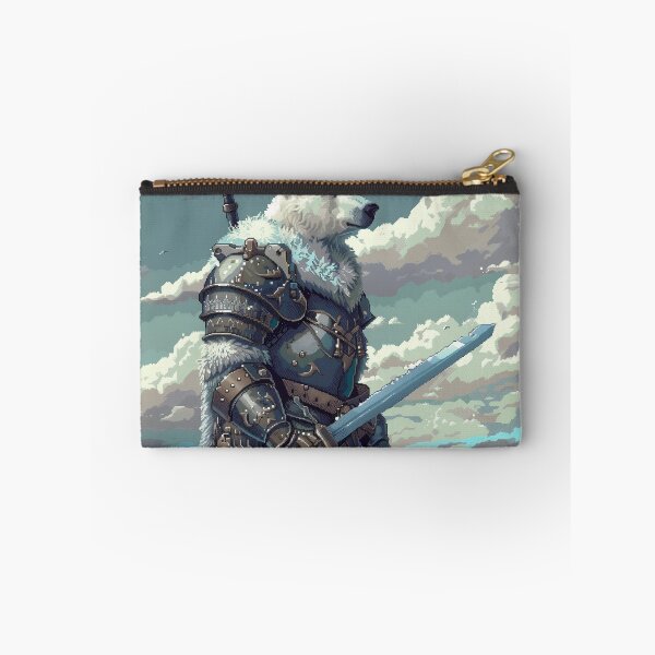 Item preview, Polar Bear Knight Pixel Art designed and sold by Kaos-Bit.