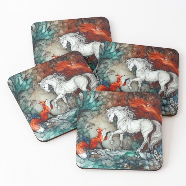 Item preview, Horse and Fox designed and sold by Blue Horse Photo Magic.