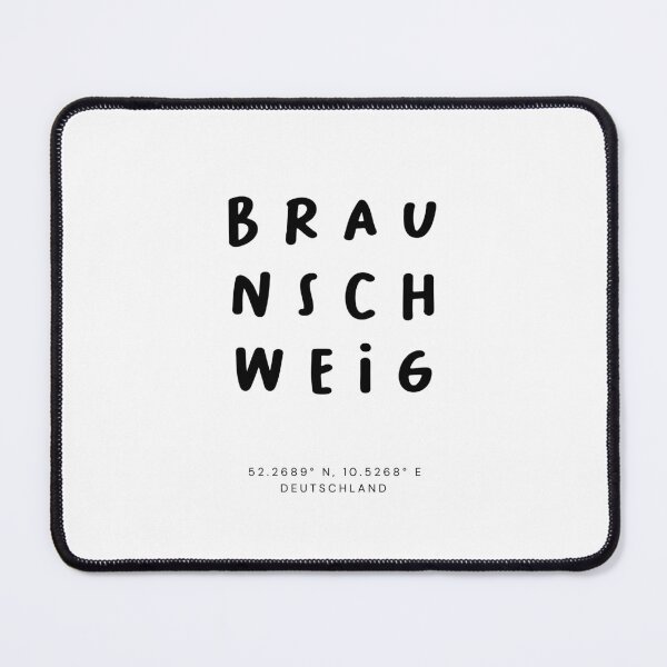 Item preview, Braunschweig | Typography Design | Design Map Coordinates designed and sold by RM-Journey.