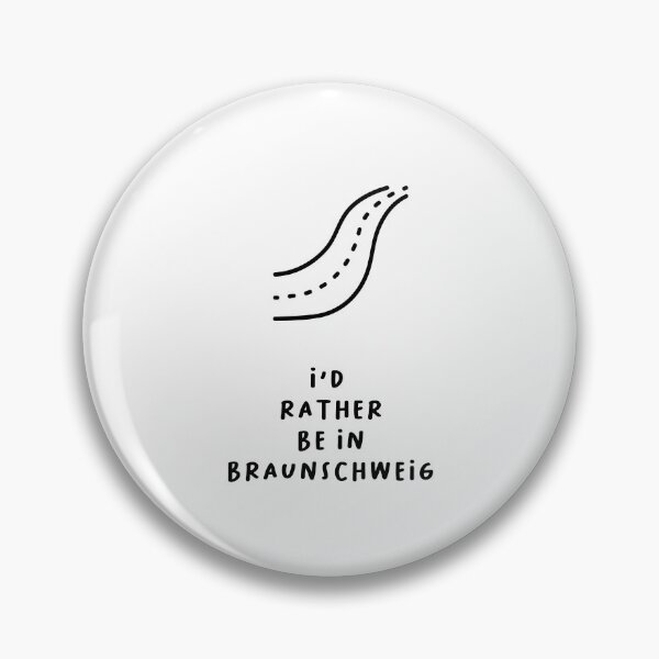 Item preview, I'd Rather be in Braunschweig | Typography Design | Minimalist Aesthetic designed and sold by RM-Journey.