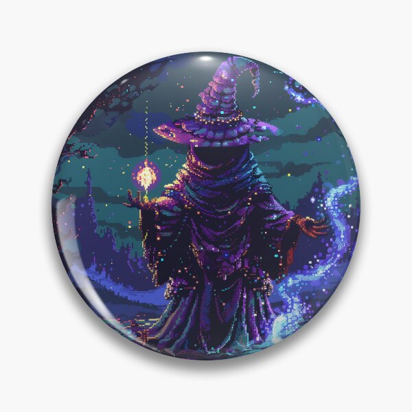 Item preview, Dark Wizard Pixel Art designed and sold by Kaos-Bit.