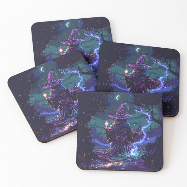 Item preview, Dark Wizard Pixel Art designed and sold by Kaos-Bit.