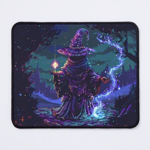 Item preview, Dark Wizard Pixel Art designed and sold by Kaos-Bit.