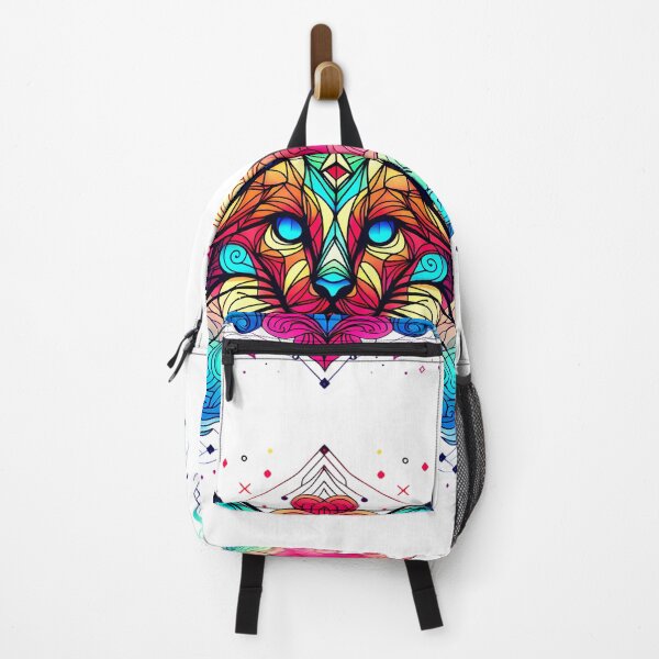 Item preview, The abstract cat of vibrant colors designed and sold by PixelCraftDSG.