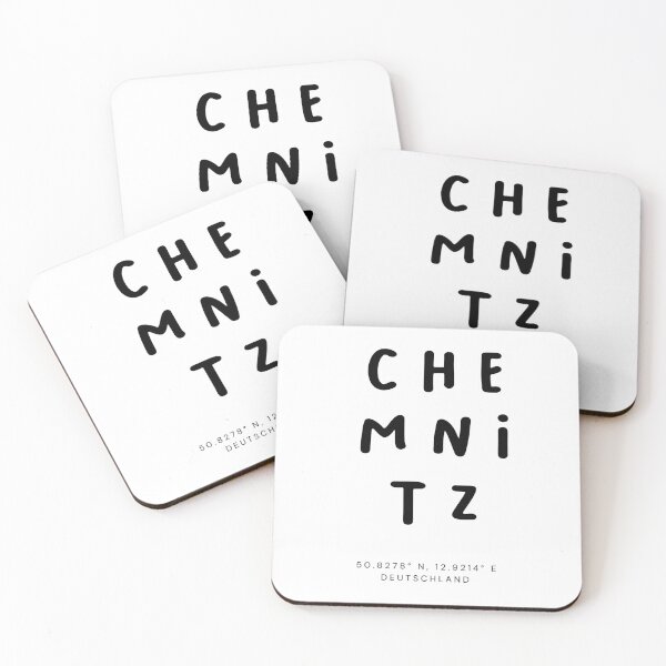 Item preview, Chemnitz | Typography Design | Design Map Coordinates designed and sold by RM-Journey.