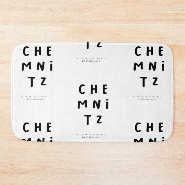 Item preview, Chemnitz | Typography Design | Design Map Coordinates designed and sold by RM-Journey.