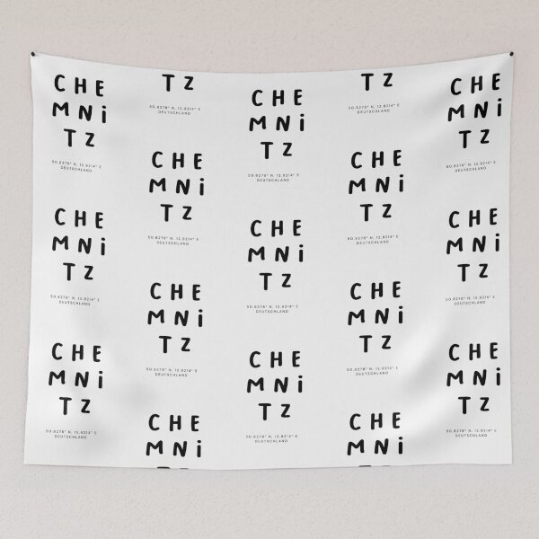 Item preview, Chemnitz | Typography Design | Design Map Coordinates designed and sold by RM-Journey.