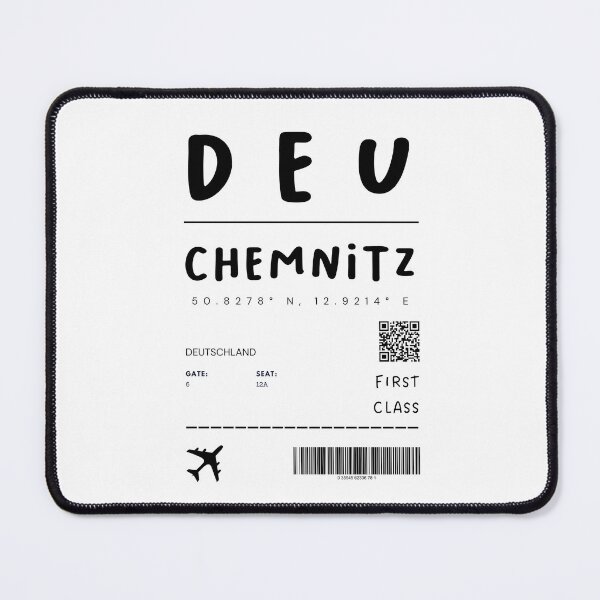 Item preview, Chemnitz | Plane Ticket Design | Traveling | Tourists designed and sold by RM-Journey.
