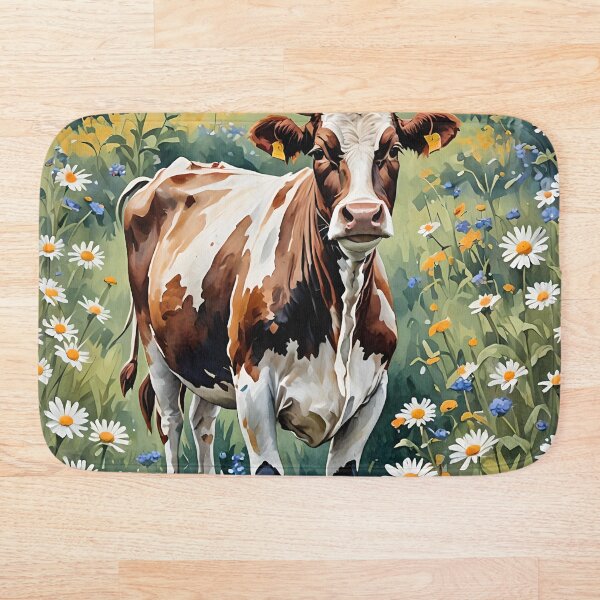Item preview, Cow In A Field Of Daisy's designed and sold by Paw's Arts.