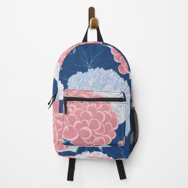 Item preview, Pink and blue hydrangea pattern designed and sold by patterncrow.