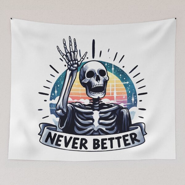 Item preview, Never Better Skeleton designed and sold by Haji  Kamora.