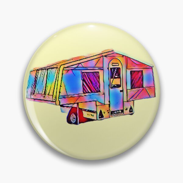 Item preview, Rainbow inspired Trailer Tent designed and sold by BeccaAelishe.