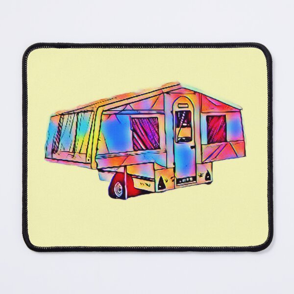 Item preview, Rainbow inspired Trailer Tent designed and sold by BeccaAelishe.