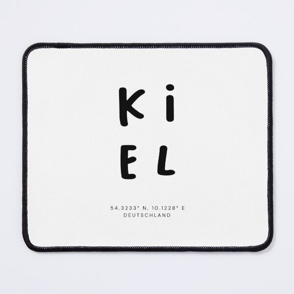Item preview, Kiel | Typography Design | Design Map Coordinates designed and sold by RM-Journey.