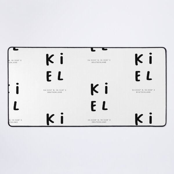 Item preview, Kiel | Typography Design | Design Map Coordinates designed and sold by RM-Journey.