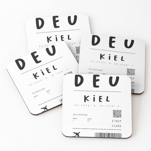 Item preview, Kiel | Plane Ticket Design | Traveling | Tourists designed and sold by RM-Journey.