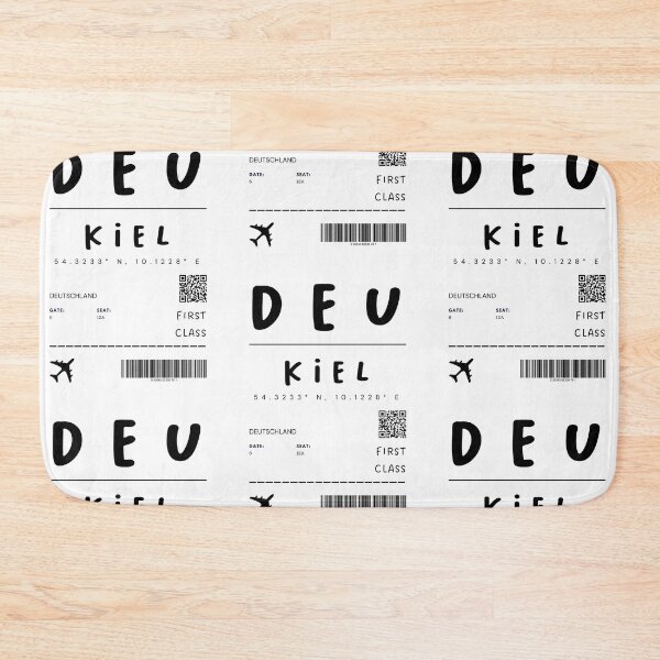 Item preview, Kiel | Plane Ticket Design | Traveling | Tourists designed and sold by RM-Journey.