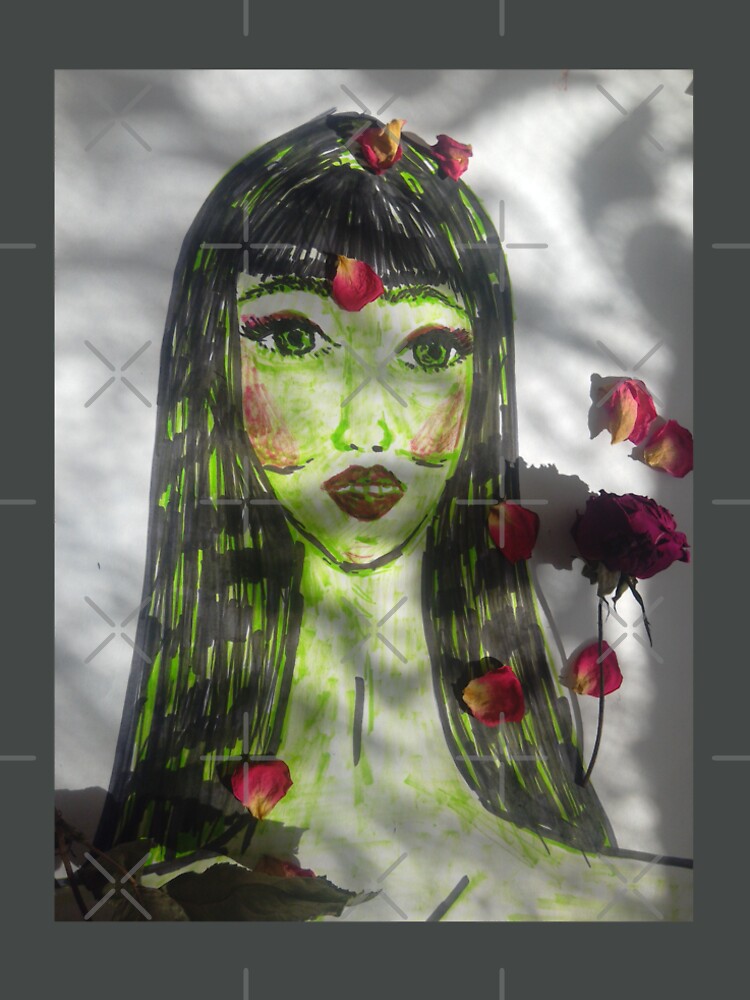 A Beautiful Green-skinned Girl by IvanaKada