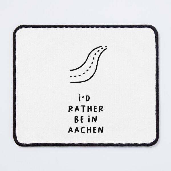 Item preview, I'd Rather be in Aachen | Typography Design | Minimalist Aesthetic designed and sold by RM-Journey.
