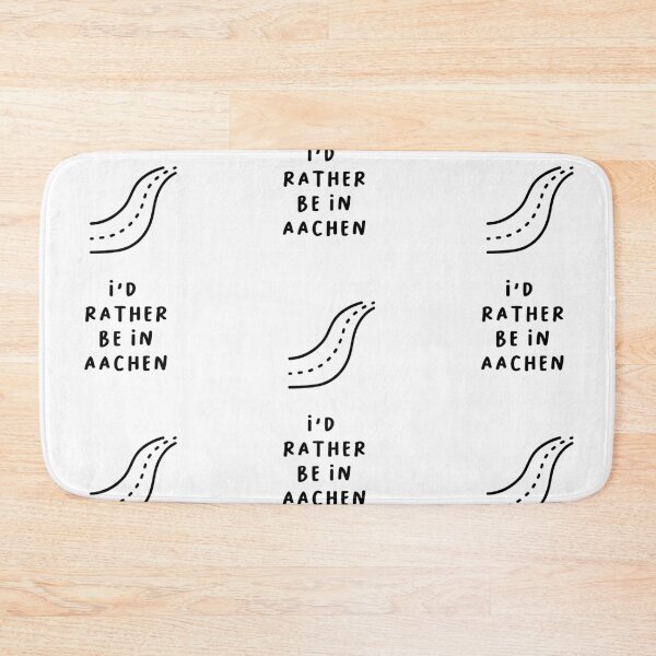 Item preview, I'd Rather be in Aachen | Typography Design | Minimalist Aesthetic designed and sold by RM-Journey.
