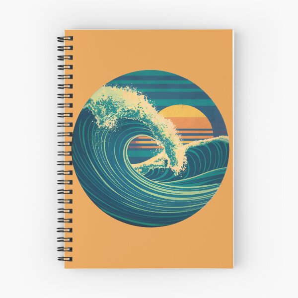 Item preview, Retro wave waves design summer time designed and sold by Newhyperion.