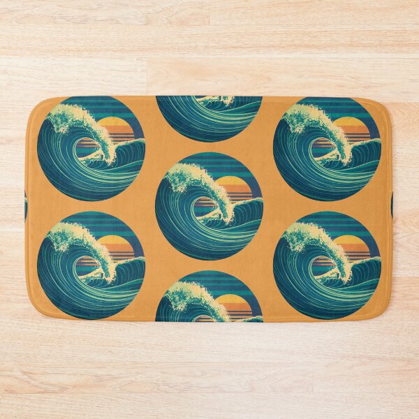 Item preview, Retro wave waves design summer time designed and sold by Newhyperion.